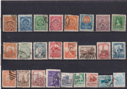 Lot De Vieux Timbres Oblitérés Du Mexique - México