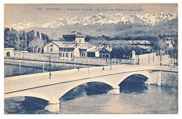 CPA 9 X 14 Isère  GRENOBLE Pont De La Citadelle  Le Colombier Militaire - Les Alpes - Grenoble