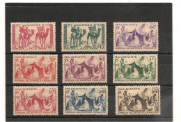 MAURITANIE 1939/46 N° 105/118* Cote: 17,00 € - Neufs