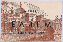 Ad9255 - SPAIN - RADIO FREQUENCY CARD  - Madrid -  1949 - Radio
