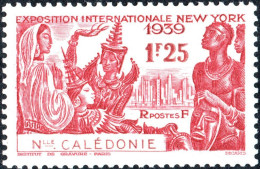 NUOVA CALEDONIA, NEW CALEDONIA, ESPOSIZIONE NEW YORK, 1939, NUOVI (MNH**) Mi:NC 214, Scott:NC 215, Yt:NC 173 - Nuovi