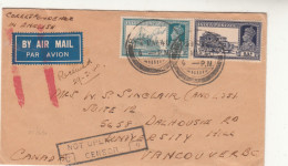 India / Airmail / Censorship / Canada - Autres & Non Classés