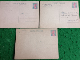 France 6 Anciens Entiers Postaux - Other & Unclassified