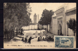 Oudjda - Maroc - La Rue Sidi-Zian Et Le Bain Maure - Vers 1930 - Sonstige & Ohne Zuordnung