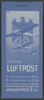 ZUSAMMENDRUCKE MH 20.2 **, 1931, Markenheftchen Flugpost, Ohne ONr., Nicht Durchgezähnt, Pracht, Mi. 1300.- - Se-Tenant