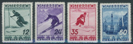 ÖSTERREICH 623-26 **, 1936, FIS II-Wettkämpfe, Prachtsatz, Mi. 180.- - Sonstige & Ohne Zuordnung