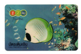 Poisson Fish  BD Télécarte Thaïlande Phonecard (K 278) - Tailandia