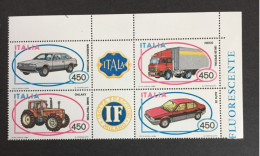 1984 - Italia - Autoveicoli: Maserati Biturbo,Galaxy, Same Trattori, Iveco 190.38 Special, Alfa 33 - - 1981-90:  Nuovi