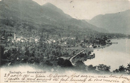 SUISSE - Sacheln - Generalansicht - Vue Sur Une Partie De La Ville - Carte Postale Ancienne - Sonstige & Ohne Zuordnung