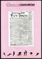 CYCLING - ITALIA 1996 - STAMPA EDITORIA - CENTENARIO DE LA GAZZETTA DELLO SPORT - FOLDER - A - Ciclismo