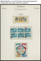 SAMMLUNGEN O, Komplette Gestempelte Sammlung DDR Von 1957-1974 Im KA-BE Falzlosalbum (Text Ab 1949), Prachterhaltung - Autres & Non Classés