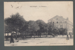 CP - 90 - Belfort - Théâtre - Cachet "Hôpital Municipal /161bis/Section Léon Blanc/ Aix-les-Bains  24/05/1916" - Belfort - City