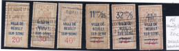 AFFICHES  De VILLE ,,,,,,,,,,,, VILLE DE Neuilly 6 Timbres - Stamps