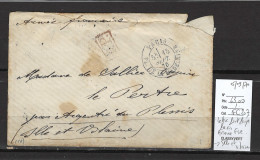 France - Lettre En Port Payé - Armée Française - Paris - 15/09/1870 - 1849-1876: Klassik