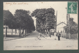 CP - 92 - Antony - Gare Et Boulevard Muret - Antony