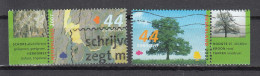 Nederland 2007 Nvph Nr 2510+ 2511, Mi Nr 2508 + 2509  Bomen In De Zomer   Met Tab - Gebraucht