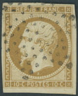 FRANKREICH 8a O, 1852, 10 C. Gelbbraun, Pracht, Mi. 700.- - Sonstige & Ohne Zuordnung