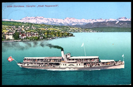 ZÜRICHSEE SALONDAMPFER - 1923 - RAPPERSWIL -  - Sonstige & Ohne Zuordnung