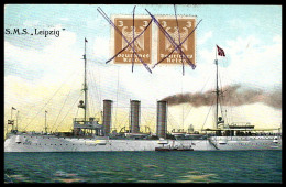 SMS Kl GESCH. KREUZER LEIPZIG - 1924 - - Guerra