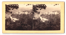 Stereo-Fotografie Unbekannter Fotograf, Ansicht Heidelberg, Blick Nach Dem Schloss  - Fotos Estereoscópicas