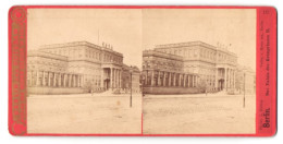 Stereo-Fotografie Moser Senior, Berlin, Ansicht Berlin, Das Palais Des Kronprinzen  - Stereoscopio