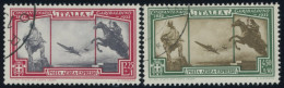 ITALIEN 406/7 O, 1932, 2.25 Und 4.50 L. Flugpost Eilmarken, 2 Prachtwerte, Mi. 70.- - Unclassified