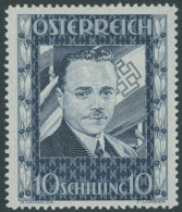 ÖSTERREICH 1918-1938 588 *, 1936, 10 S. Dollfuß, Fast Postfrisch, Pracht - Autres & Non Classés