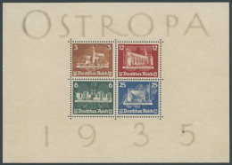 Dt. Reich Bl. 3 (*), 1935, Block OSTROPA, Ohne Gummi, Kleiner Randfehler Sonst Pracht, Mi. 1300.- - Blocks & Sheetlets