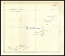 LEW CHEW: Groß Lew Chew Und Seine Dependenzen (Great Lew Chew And Its Dependencies), Karte Der Inseln, Lithographie Aus  - Altri & Non Classificati