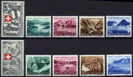 SCHWEIZ BUNDESPOST 570-74,580-84 **, 1952/3, Pro Patria, 2 Prachtsätze, Mi. 31.- - Used Stamps