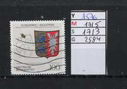 PRIX F. Obl 1576 YT 1715 MIC 1713 SCO 2584 GIB Schleswig -Holstein  Armoiries Des Länder 1994  75/11 - Usados