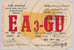 Ad9265 - SPAIN - RADIO FREQUENCY CARD  -  1950 - Radio