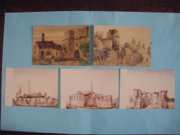 Lot De 5 Cartes Postales Thème Château D'ANTOING (8 Photos) - Antoing