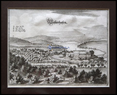 WESTERHOF, Gesamtansicht, Kupferstich Von Merian Um 1645 - Stiche & Gravuren