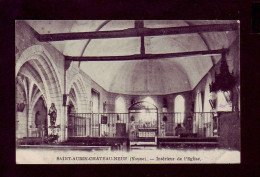 89 - SAINT-AUBIN-CHATEAU-NEUF - INTERIEUR DE L'ÉGLISE -  - Autres & Non Classés