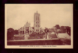 95 - BEAUMONT-sur-OISE - L'ÉGLISE, VUE DU PRIEURE -  - Beaumont Sur Oise