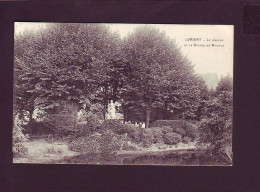 56 - LORIENT - LE JARDIN ET LA STATUE DE BRIZEUX - ANIMÉE -  - Lorient