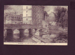 61 - ALENCON - CARTE ILLUSTRÉE - LE VIEUX PONT - DESSIN AU FUSAIN -  - Alencon