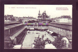 54 - NANCY - MARCHE COUVERT - ÉGLISE SAINT-SEBASTIEN - ANIMÉE -  - Nancy