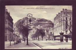 38 - GRENOBLE - COURS DE SAINT-ANDRÉ ET LES FORTS - ANIMÉE -  - Grenoble