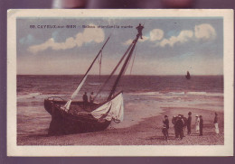 80 - CAYEUX-sur-MER - BATEAU ATTENDANT LA MARÉE - ANIMÉE -  - Cayeux Sur Mer