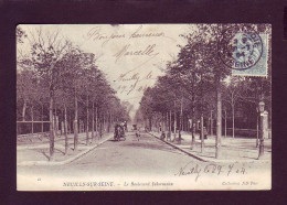 92 - NEUILLY-sur-SEINE - BOULEVARD INKERMANN - ATTELAGE - ANIMÉE -  - Neuilly Sur Seine