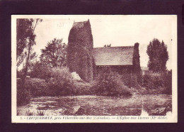 14 - CRICQUEBOEUF - L'ÉGLISE AUX LIERRES - ENVIRONS DE VILLERVILLE -  - Autres & Non Classés