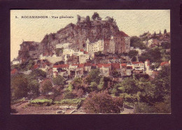 46 - ROCAMADOUR - VUE GÉNÉRALE - COLORISÉE -  - Rocamadour