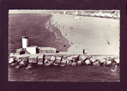 34 - VALRAS-PLAGE - VUE AERIENNE DE LA JETÉE ET LA PLAGE - ANIMÉE -  - Other & Unclassified