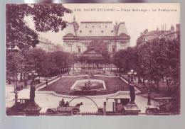 42 - SAINT-ETIENNE - PLACE MARENGO - LA PREFECTURE - ANIMÉE - AUTOMOBILE -  - Saint Etienne