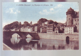 53 - LAVAL - LA MAYENNE ET LE DONJON - COLORISÉE -  - Laval