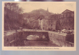 66 - AMELIE-les-BAINS - PONT DE L'HOPITAL SUR LE MONDONY - ANIMÉE -  - Otros & Sin Clasificación