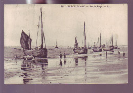 62 - BERCK - SUR LA PLAGE - ANIMÉE - BATEAUX -  - Berck