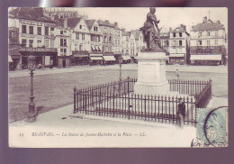 60 - BEAUVAIS - LA PLACE ET STATUE DE JEANNE-HACHETTE - ANIMÉE -  - Beauvais